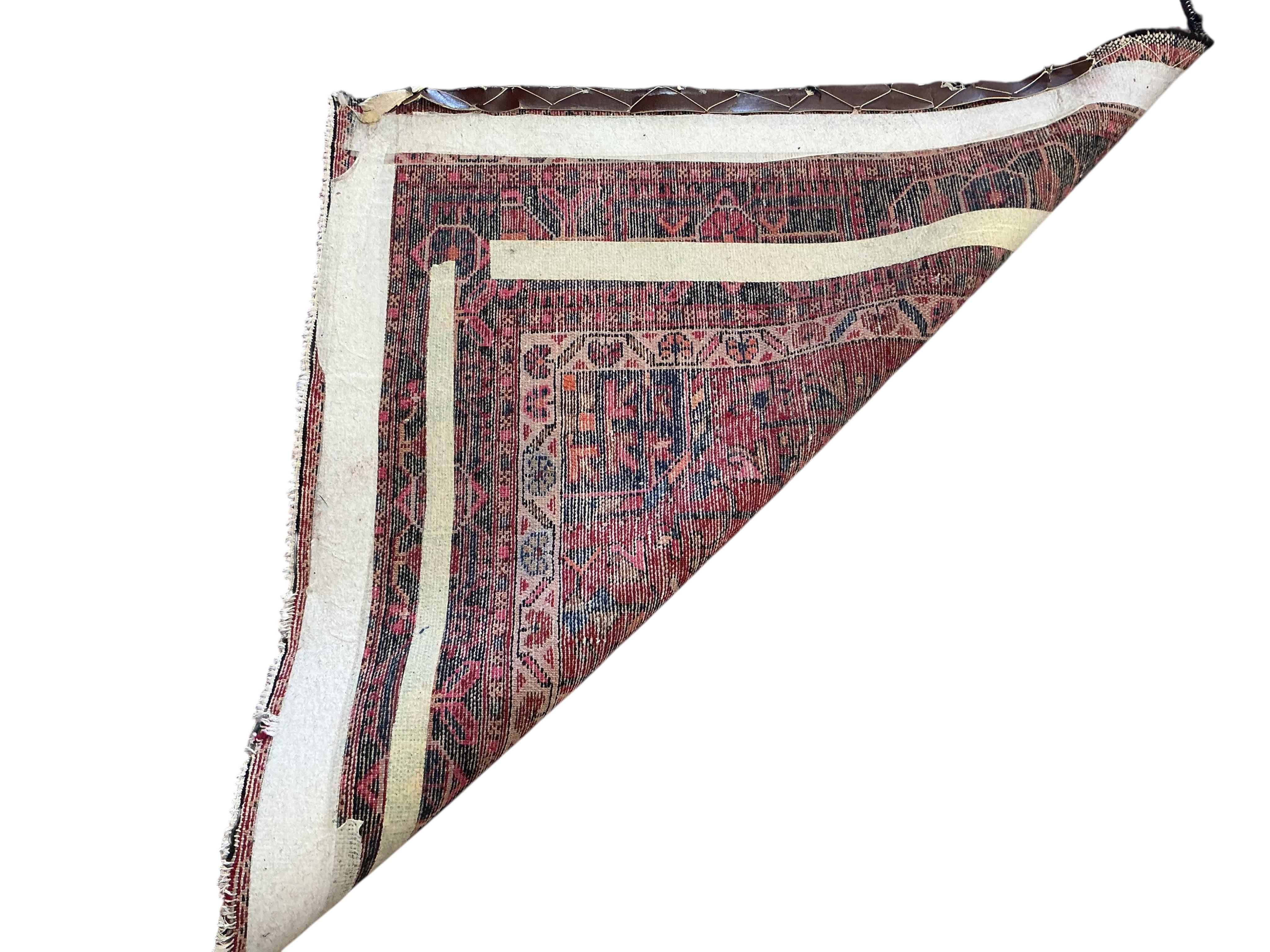 A Belouch rug, a Bokhara mat and a Caucasian style rug, largest 230 x 147cm